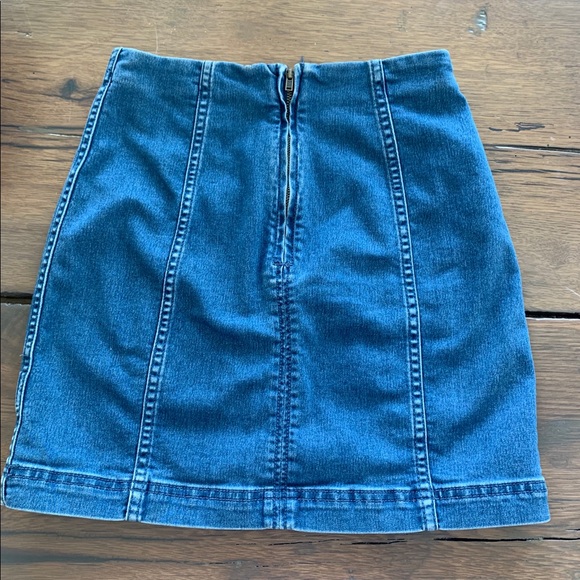 NOT FOR SALE Free people modern femme jean skirt - Picture 2 of 5